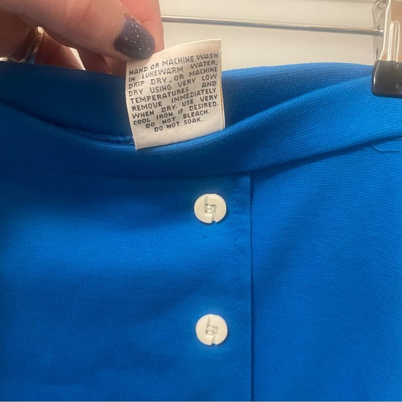 Vintage Catalina Blue A-Line Skirt - Picture 9 of 12